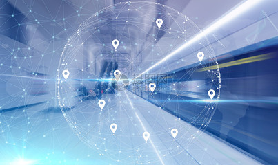 軌交線路科技背景圖片素材-正版創(chuàng)意圖片500706629